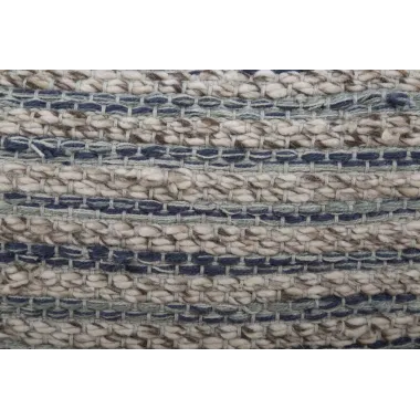 PUFF PERU' Kwadratowy 50 50 40 cm (35% Wełna / 35% Juta / 30% Bawełna)